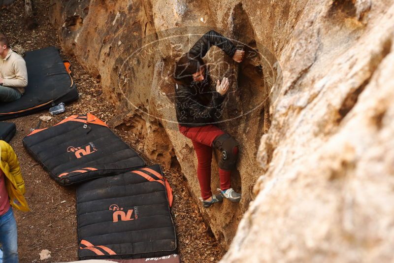 Bouldering in Hueco Tanks on 01/18/2019 with Blue Lizard Climbing and Yoga

Filename: SRM_20190118_1250470.jpg
Aperture: f/4.0
Shutter Speed: 1/250
Body: Canon EOS-1D Mark II
Lens: Canon EF 50mm f/1.8 II