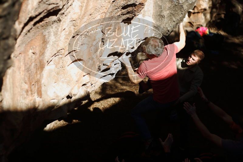 Bouldering in Hueco Tanks on 01/18/2019 with Blue Lizard Climbing and Yoga

Filename: SRM_20190118_1301020.jpg
Aperture: f/2.5
Shutter Speed: 1/1000
Body: Canon EOS-1D Mark II
Lens: Canon EF 50mm f/1.8 II