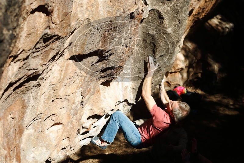 Bouldering in Hueco Tanks on 01/18/2019 with Blue Lizard Climbing and Yoga

Filename: SRM_20190118_1301100.jpg
Aperture: f/4.5
Shutter Speed: 1/1000
Body: Canon EOS-1D Mark II
Lens: Canon EF 50mm f/1.8 II