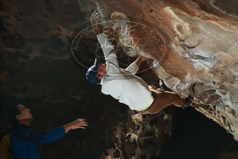 Bouldering in Hueco Tanks on 01/18/2019 with Blue Lizard Climbing and Yoga

Filename: SRM_20190118_1325320.jpg
Aperture: f/6.3
Shutter Speed: 1/250
Body: Canon EOS-1D Mark II
Lens: Canon EF 50mm f/1.8 II