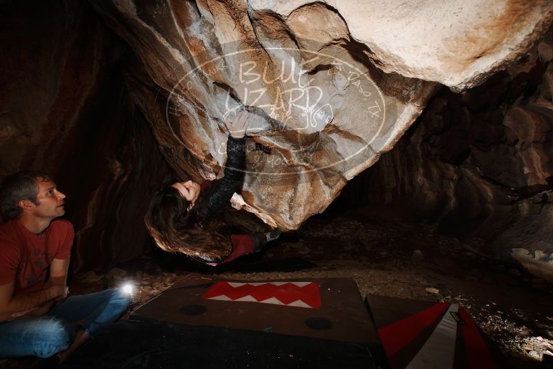 Bouldering in Hueco Tanks on 01/18/2019 with Blue Lizard Climbing and Yoga

Filename: SRM_20190118_1419280.jpg
Aperture: f/8.0
Shutter Speed: 1/250
Body: Canon EOS-1D Mark II
Lens: Canon EF 16-35mm f/2.8 L