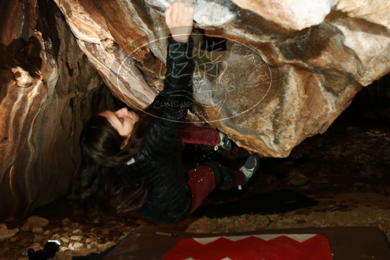 Bouldering in Hueco Tanks on 01/18/2019 with Blue Lizard Climbing and Yoga

Filename: SRM_20190118_1440510.jpg
Aperture: f/8.0
Shutter Speed: 1/250
Body: Canon EOS-1D Mark II
Lens: Canon EF 16-35mm f/2.8 L