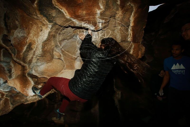 Bouldering in Hueco Tanks on 01/18/2019 with Blue Lizard Climbing and Yoga

Filename: SRM_20190118_1441280.jpg
Aperture: f/8.0
Shutter Speed: 1/250
Body: Canon EOS-1D Mark II
Lens: Canon EF 16-35mm f/2.8 L