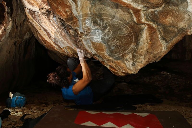 Bouldering in Hueco Tanks on 01/18/2019 with Blue Lizard Climbing and Yoga

Filename: SRM_20190118_1453230.jpg
Aperture: f/8.0
Shutter Speed: 1/250
Body: Canon EOS-1D Mark II
Lens: Canon EF 16-35mm f/2.8 L