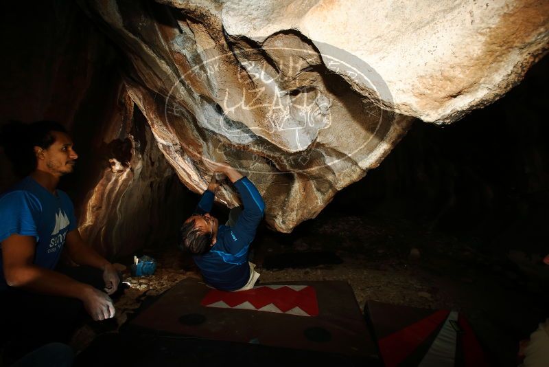 Bouldering in Hueco Tanks on 01/18/2019 with Blue Lizard Climbing and Yoga

Filename: SRM_20190118_1456280.jpg
Aperture: f/8.0
Shutter Speed: 1/250
Body: Canon EOS-1D Mark II
Lens: Canon EF 16-35mm f/2.8 L