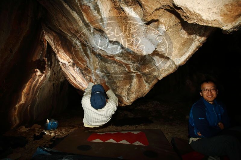 Bouldering in Hueco Tanks on 01/18/2019 with Blue Lizard Climbing and Yoga

Filename: SRM_20190118_1500480.jpg
Aperture: f/8.0
Shutter Speed: 1/250
Body: Canon EOS-1D Mark II
Lens: Canon EF 16-35mm f/2.8 L