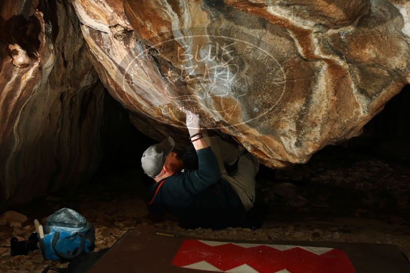 Bouldering in Hueco Tanks on 01/18/2019 with Blue Lizard Climbing and Yoga

Filename: SRM_20190118_1507590.jpg
Aperture: f/8.0
Shutter Speed: 1/250
Body: Canon EOS-1D Mark II
Lens: Canon EF 16-35mm f/2.8 L