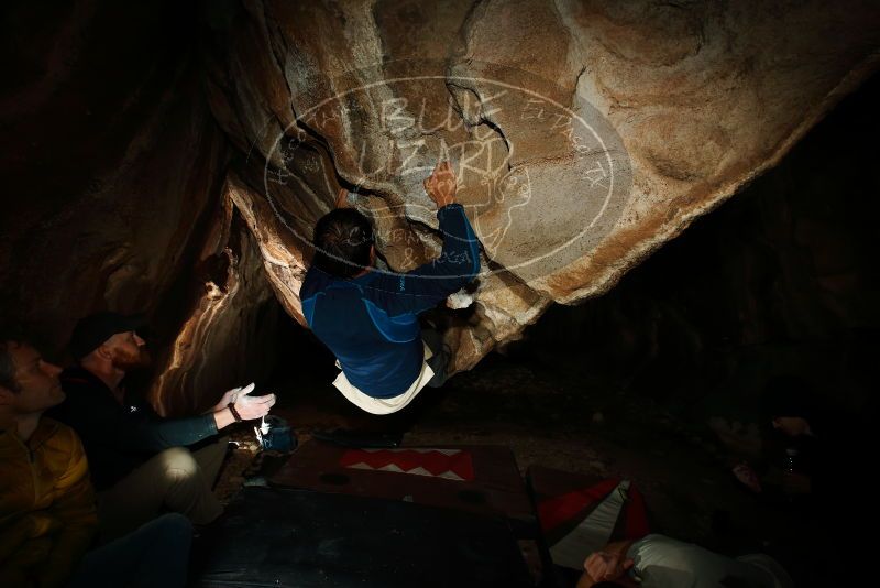 Bouldering in Hueco Tanks on 01/18/2019 with Blue Lizard Climbing and Yoga

Filename: SRM_20190118_1511100.jpg
Aperture: f/8.0
Shutter Speed: 1/250
Body: Canon EOS-1D Mark II
Lens: Canon EF 16-35mm f/2.8 L