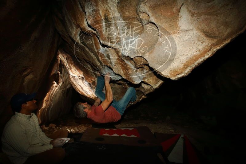 Bouldering in Hueco Tanks on 01/18/2019 with Blue Lizard Climbing and Yoga

Filename: SRM_20190118_1538550.jpg
Aperture: f/8.0
Shutter Speed: 1/250
Body: Canon EOS-1D Mark II
Lens: Canon EF 16-35mm f/2.8 L