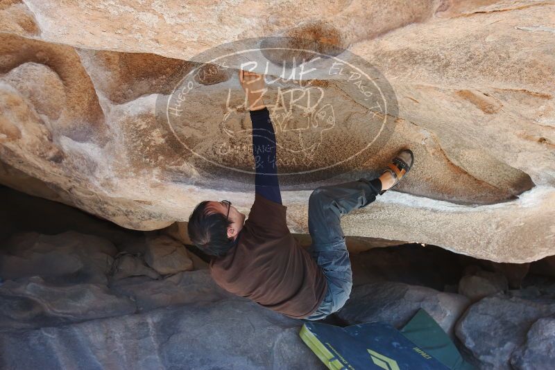 Bouldering in Hueco Tanks on 01/19/2019 with Blue Lizard Climbing and Yoga

Filename: SRM_20190119_1202100.jpg
Aperture: f/5.6
Shutter Speed: 1/250
Body: Canon EOS-1D Mark II
Lens: Canon EF 16-35mm f/2.8 L