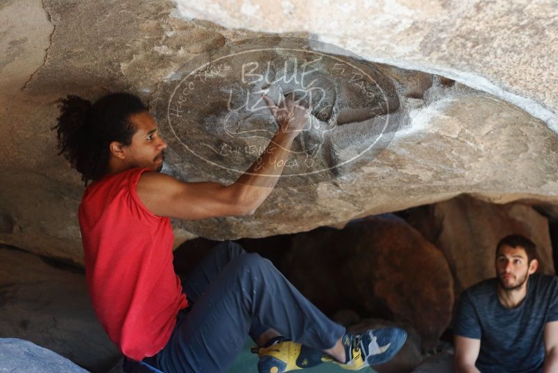 Bouldering in Hueco Tanks on 01/19/2019 with Blue Lizard Climbing and Yoga

Filename: SRM_20190119_1302070.jpg
Aperture: f/3.5
Shutter Speed: 1/250
Body: Canon EOS-1D Mark II
Lens: Canon EF 50mm f/1.8 II