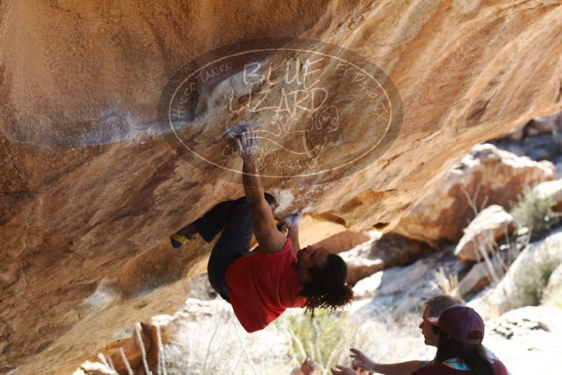 Bouldering in Hueco Tanks on 01/19/2019 with Blue Lizard Climbing and Yoga

Filename: SRM_20190119_1424240.jpg
Aperture: f/3.5
Shutter Speed: 1/500
Body: Canon EOS-1D Mark II
Lens: Canon EF 50mm f/1.8 II