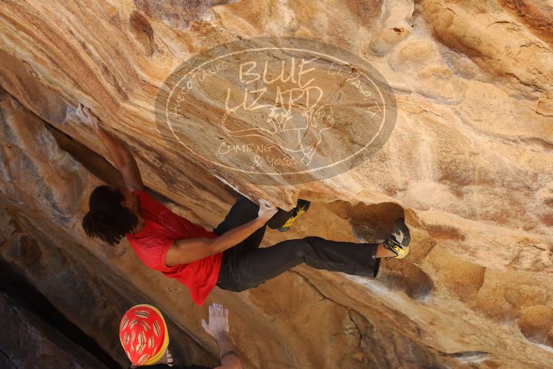 Bouldering in Hueco Tanks on 01/19/2019 with Blue Lizard Climbing and Yoga

Filename: SRM_20190119_1443080.jpg
Aperture: f/4.5
Shutter Speed: 1/320
Body: Canon EOS-1D Mark II
Lens: Canon EF 50mm f/1.8 II