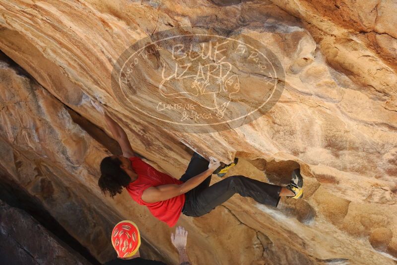 Bouldering in Hueco Tanks on 01/19/2019 with Blue Lizard Climbing and Yoga

Filename: SRM_20190119_1509350.jpg
Aperture: f/4.0
Shutter Speed: 1/400
Body: Canon EOS-1D Mark II
Lens: Canon EF 50mm f/1.8 II