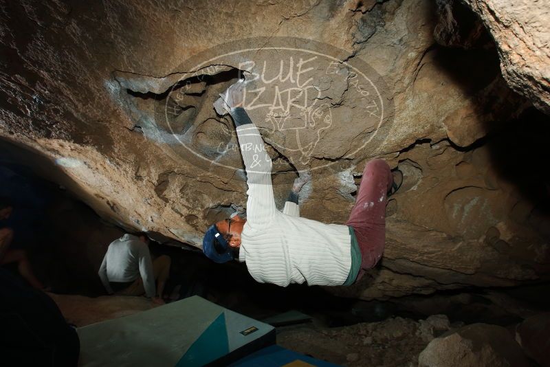 Bouldering in Hueco Tanks on 01/19/2019 with Blue Lizard Climbing and Yoga

Filename: SRM_20190119_1649420.jpg
Aperture: f/8.0
Shutter Speed: 1/250
Body: Canon EOS-1D Mark II
Lens: Canon EF 16-35mm f/2.8 L