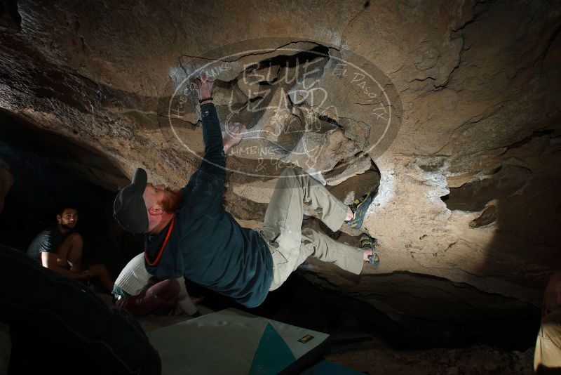 Bouldering in Hueco Tanks on 01/19/2019 with Blue Lizard Climbing and Yoga

Filename: SRM_20190119_1657390.jpg
Aperture: f/8.0
Shutter Speed: 1/250
Body: Canon EOS-1D Mark II
Lens: Canon EF 16-35mm f/2.8 L