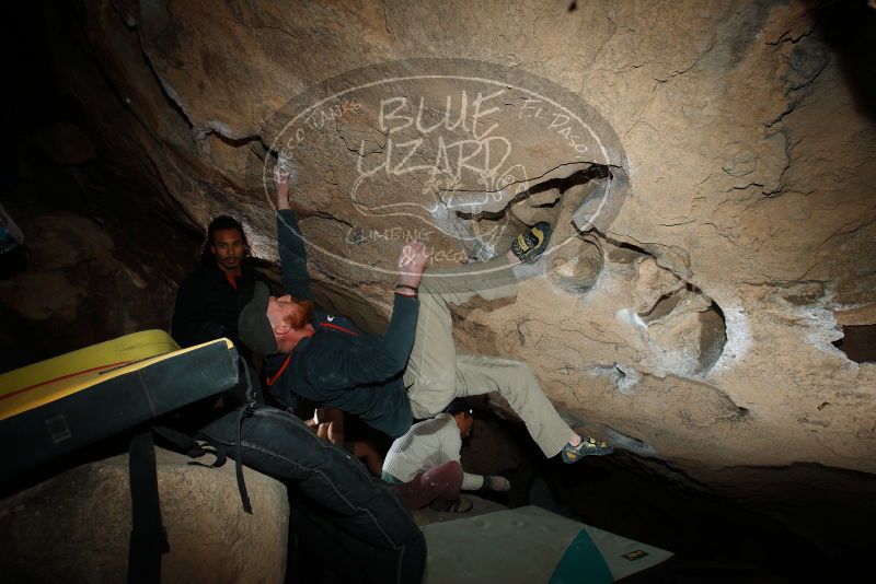 Bouldering in Hueco Tanks on 01/19/2019 with Blue Lizard Climbing and Yoga

Filename: SRM_20190119_1657470.jpg
Aperture: f/8.0
Shutter Speed: 1/250
Body: Canon EOS-1D Mark II
Lens: Canon EF 16-35mm f/2.8 L