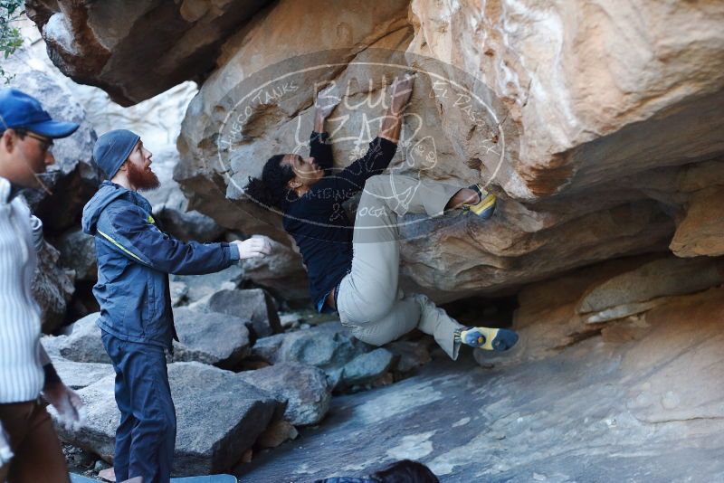 Bouldering in Hueco Tanks on 01/20/2019 with Blue Lizard Climbing and Yoga

Filename: SRM_20190120_1138000.jpg
Aperture: f/2.8
Shutter Speed: 1/200
Body: Canon EOS-1D Mark II
Lens: Canon EF 50mm f/1.8 II