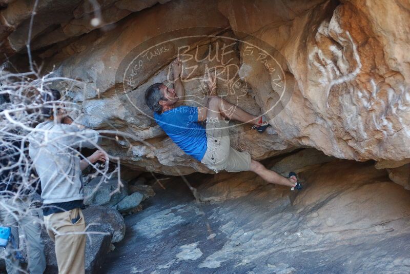 Bouldering in Hueco Tanks on 01/20/2019 with Blue Lizard Climbing and Yoga

Filename: SRM_20190120_1140570.jpg
Aperture: f/3.2
Shutter Speed: 1/250
Body: Canon EOS-1D Mark II
Lens: Canon EF 50mm f/1.8 II