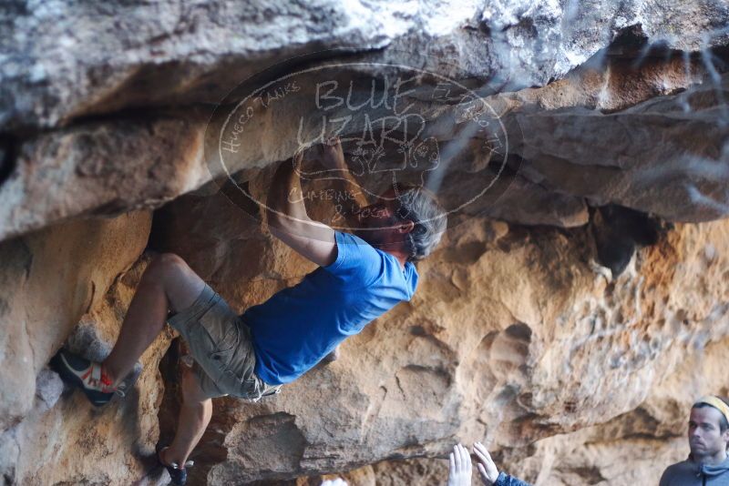 Bouldering in Hueco Tanks on 01/20/2019 with Blue Lizard Climbing and Yoga

Filename: SRM_20190120_1157010.jpg
Aperture: f/2.0
Shutter Speed: 1/250
Body: Canon EOS-1D Mark II
Lens: Canon EF 50mm f/1.8 II