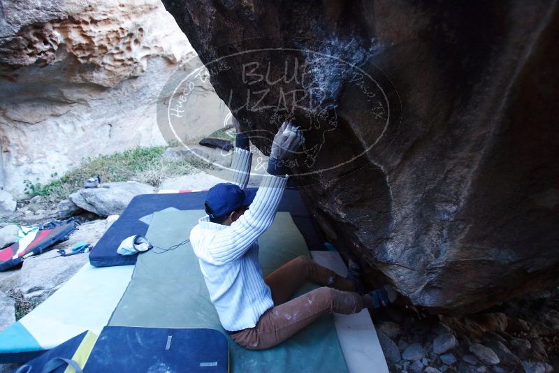 Bouldering in Hueco Tanks on 01/20/2019 with Blue Lizard Climbing and Yoga

Filename: SRM_20190120_1301220.jpg
Aperture: f/2.8
Shutter Speed: 1/125
Body: Canon EOS-1D Mark II
Lens: Canon EF 16-35mm f/2.8 L