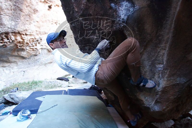 Bouldering in Hueco Tanks on 01/20/2019 with Blue Lizard Climbing and Yoga

Filename: SRM_20190120_1302080.jpg
Aperture: f/2.8
Shutter Speed: 1/100
Body: Canon EOS-1D Mark II
Lens: Canon EF 16-35mm f/2.8 L