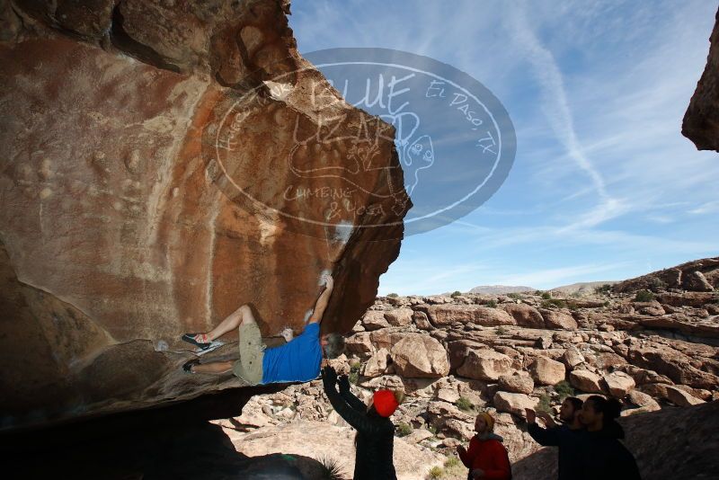 Bouldering in Hueco Tanks on 01/20/2019 with Blue Lizard Climbing and Yoga

Filename: SRM_20190120_1409530.jpg
Aperture: f/8.0
Shutter Speed: 1/250
Body: Canon EOS-1D Mark II
Lens: Canon EF 16-35mm f/2.8 L