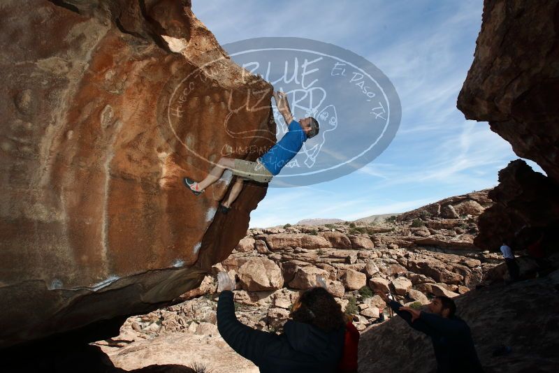 Bouldering in Hueco Tanks on 01/20/2019 with Blue Lizard Climbing and Yoga

Filename: SRM_20190120_1419140.jpg
Aperture: f/8.0
Shutter Speed: 1/250
Body: Canon EOS-1D Mark II
Lens: Canon EF 16-35mm f/2.8 L