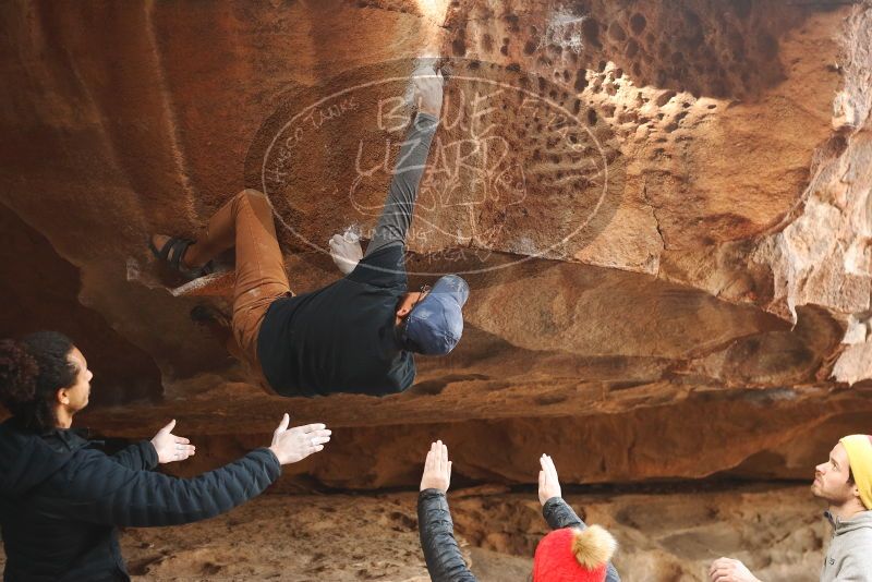 Bouldering in Hueco Tanks on 01/20/2019 with Blue Lizard Climbing and Yoga

Filename: SRM_20190120_1502570.jpg
Aperture: f/3.5
Shutter Speed: 1/250
Body: Canon EOS-1D Mark II
Lens: Canon EF 50mm f/1.8 II