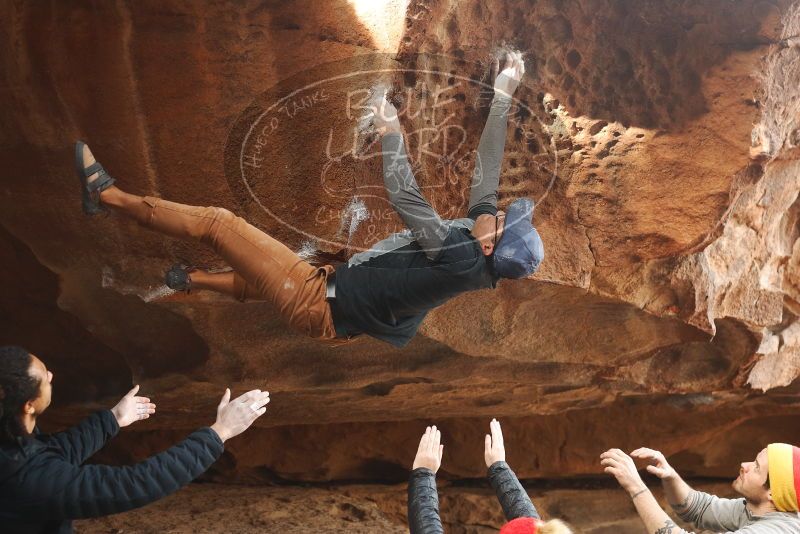 Bouldering in Hueco Tanks on 01/20/2019 with Blue Lizard Climbing and Yoga

Filename: SRM_20190120_1503020.jpg
Aperture: f/4.0
Shutter Speed: 1/250
Body: Canon EOS-1D Mark II
Lens: Canon EF 50mm f/1.8 II