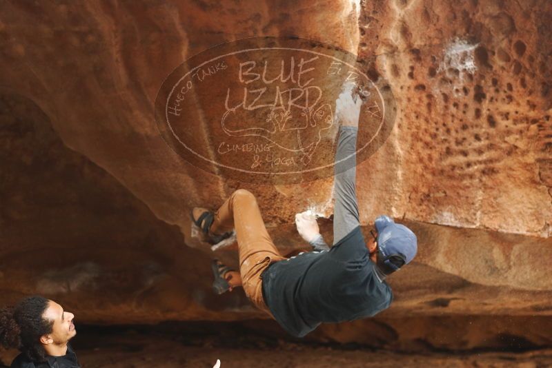 Bouldering in Hueco Tanks on 01/20/2019 with Blue Lizard Climbing and Yoga

Filename: SRM_20190120_1514020.jpg
Aperture: f/3.2
Shutter Speed: 1/250
Body: Canon EOS-1D Mark II
Lens: Canon EF 50mm f/1.8 II