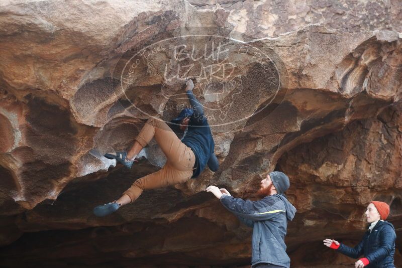 Bouldering in Hueco Tanks on 01/20/2019 with Blue Lizard Climbing and Yoga

Filename: SRM_20190120_1644220.jpg
Aperture: f/4.5
Shutter Speed: 1/250
Body: Canon EOS-1D Mark II
Lens: Canon EF 50mm f/1.8 II