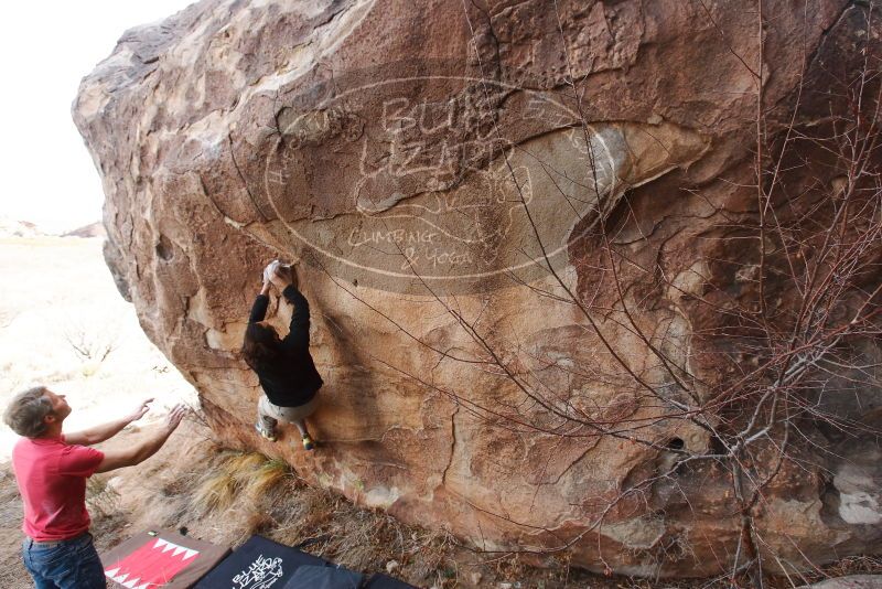 Bouldering in Hueco Tanks on 01/21/2019 with Blue Lizard Climbing and Yoga

Filename: SRM_20190121_1128470.jpg
Aperture: f/5.6
Shutter Speed: 1/250
Body: Canon EOS-1D Mark II
Lens: Canon EF 16-35mm f/2.8 L