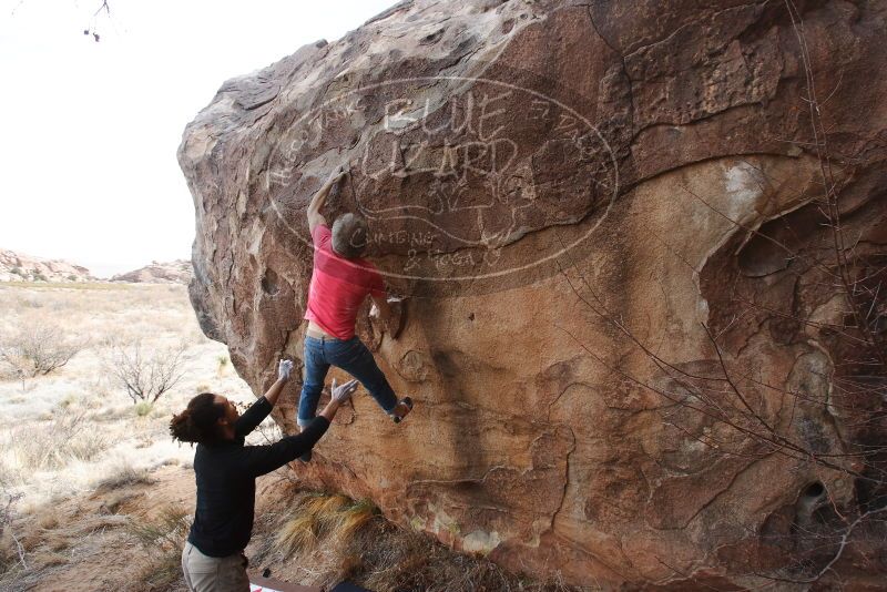 Bouldering in Hueco Tanks on 01/21/2019 with Blue Lizard Climbing and Yoga

Filename: SRM_20190121_1133550.jpg
Aperture: f/6.3
Shutter Speed: 1/250
Body: Canon EOS-1D Mark II
Lens: Canon EF 16-35mm f/2.8 L