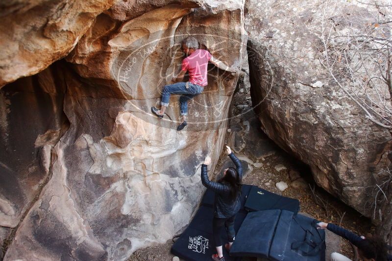 Bouldering in Hueco Tanks on 01/21/2019 with Blue Lizard Climbing and Yoga

Filename: SRM_20190121_1214340.jpg
Aperture: f/4.0
Shutter Speed: 1/200
Body: Canon EOS-1D Mark II
Lens: Canon EF 16-35mm f/2.8 L