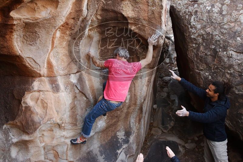 Bouldering in Hueco Tanks on 01/21/2019 with Blue Lizard Climbing and Yoga

Filename: SRM_20190121_1215300.jpg
Aperture: f/4.5
Shutter Speed: 1/200
Body: Canon EOS-1D Mark II
Lens: Canon EF 16-35mm f/2.8 L