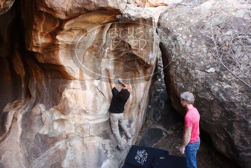 Bouldering in Hueco Tanks on 01/21/2019 with Blue Lizard Climbing and Yoga

Filename: SRM_20190121_1227560.jpg
Aperture: f/4.0
Shutter Speed: 1/200
Body: Canon EOS-1D Mark II
Lens: Canon EF 16-35mm f/2.8 L