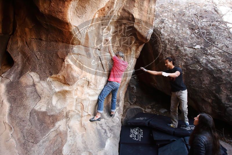 Bouldering in Hueco Tanks on 01/21/2019 with Blue Lizard Climbing and Yoga

Filename: SRM_20190121_1238370.jpg
Aperture: f/4.0
Shutter Speed: 1/200
Body: Canon EOS-1D Mark II
Lens: Canon EF 16-35mm f/2.8 L