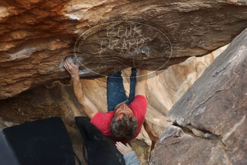 Bouldering in Hueco Tanks on 01/21/2019 with Blue Lizard Climbing and Yoga

Filename: SRM_20190121_1340320.jpg
Aperture: f/3.5
Shutter Speed: 1/250
Body: Canon EOS-1D Mark II
Lens: Canon EF 50mm f/1.8 II