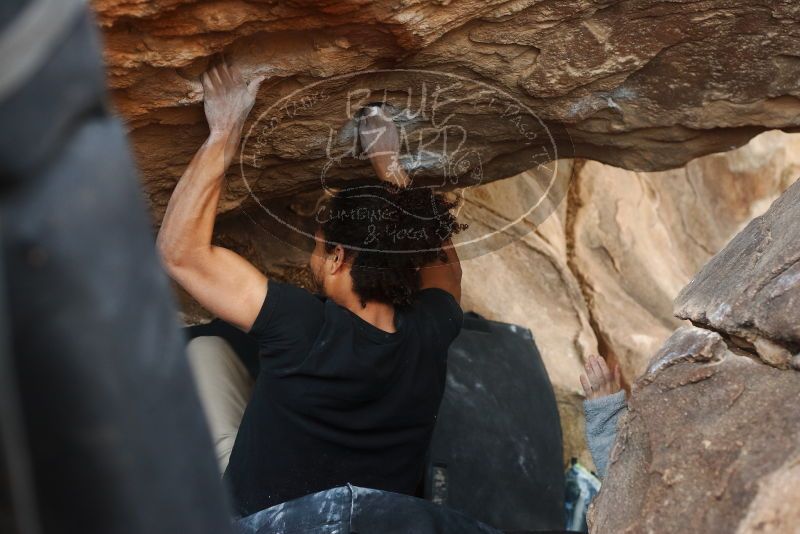 Bouldering in Hueco Tanks on 01/21/2019 with Blue Lizard Climbing and Yoga

Filename: SRM_20190121_1345141.jpg
Aperture: f/3.5
Shutter Speed: 1/250
Body: Canon EOS-1D Mark II
Lens: Canon EF 50mm f/1.8 II