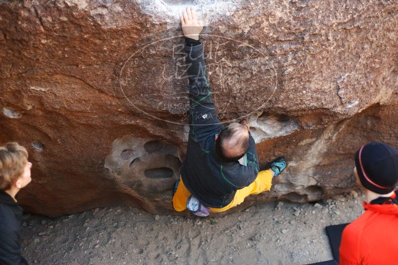 Bouldering in Hueco Tanks on 01/26/2019 with Blue Lizard Climbing and Yoga

Filename: SRM_20190126_1032431.jpg
Aperture: f/2.5
Shutter Speed: 1/250
Body: Canon EOS-1D Mark II
Lens: Canon EF 50mm f/1.8 II