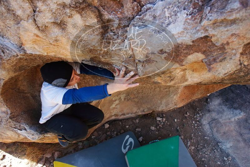 Bouldering in Hueco Tanks on 01/26/2019 with Blue Lizard Climbing and Yoga

Filename: SRM_20190126_1104140.jpg
Aperture: f/5.0
Shutter Speed: 1/250
Body: Canon EOS-1D Mark II
Lens: Canon EF 16-35mm f/2.8 L