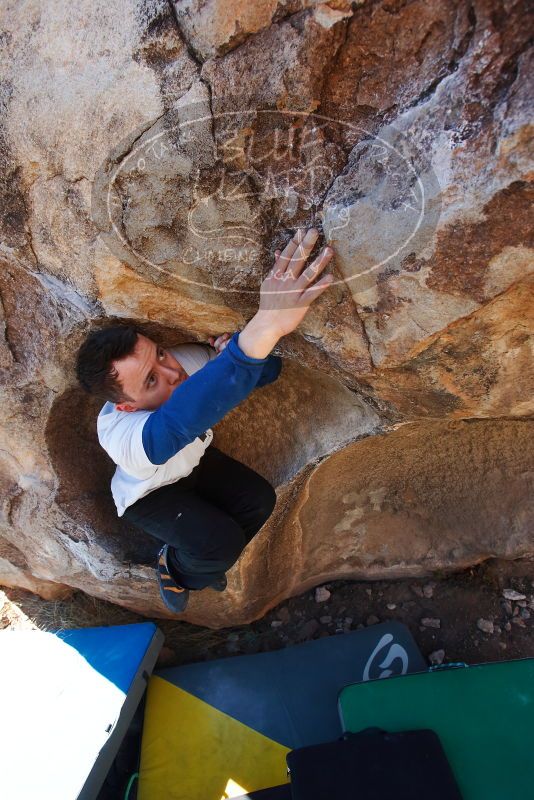 Bouldering in Hueco Tanks on 01/26/2019 with Blue Lizard Climbing and Yoga

Filename: SRM_20190126_1111200.jpg
Aperture: f/5.6
Shutter Speed: 1/250
Body: Canon EOS-1D Mark II
Lens: Canon EF 16-35mm f/2.8 L