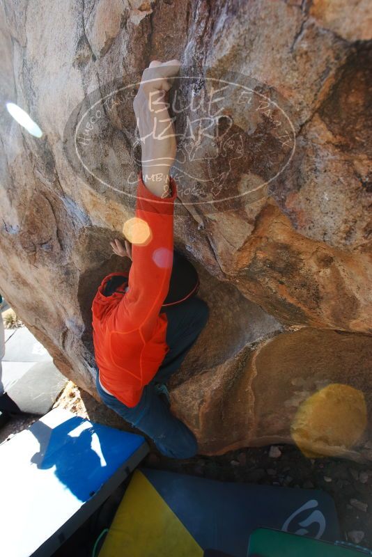 Bouldering in Hueco Tanks on 01/26/2019 with Blue Lizard Climbing and Yoga

Filename: SRM_20190126_1112170.jpg
Aperture: f/7.1
Shutter Speed: 1/250
Body: Canon EOS-1D Mark II
Lens: Canon EF 16-35mm f/2.8 L