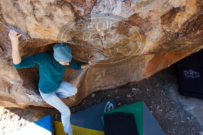 Bouldering in Hueco Tanks on 01/26/2019 with Blue Lizard Climbing and Yoga

Filename: SRM_20190126_1121510.jpg
Aperture: f/5.6
Shutter Speed: 1/250
Body: Canon EOS-1D Mark II
Lens: Canon EF 16-35mm f/2.8 L