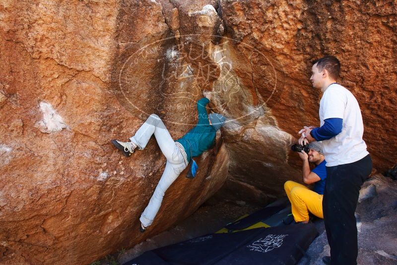 Bouldering in Hueco Tanks on 01/26/2019 with Blue Lizard Climbing and Yoga

Filename: SRM_20190126_1148480.jpg
Aperture: f/5.6
Shutter Speed: 1/200
Body: Canon EOS-1D Mark II
Lens: Canon EF 16-35mm f/2.8 L