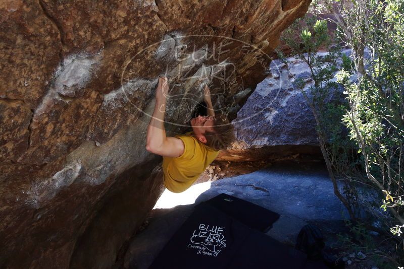 Bouldering in Hueco Tanks on 01/26/2019 with Blue Lizard Climbing and Yoga

Filename: SRM_20190126_1210060.jpg
Aperture: f/5.0
Shutter Speed: 1/250
Body: Canon EOS-1D Mark II
Lens: Canon EF 16-35mm f/2.8 L