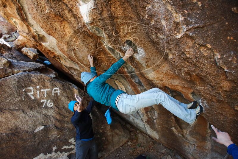 Bouldering in Hueco Tanks on 01/26/2019 with Blue Lizard Climbing and Yoga

Filename: SRM_20190126_1242340.jpg
Aperture: f/5.0
Shutter Speed: 1/200
Body: Canon EOS-1D Mark II
Lens: Canon EF 16-35mm f/2.8 L