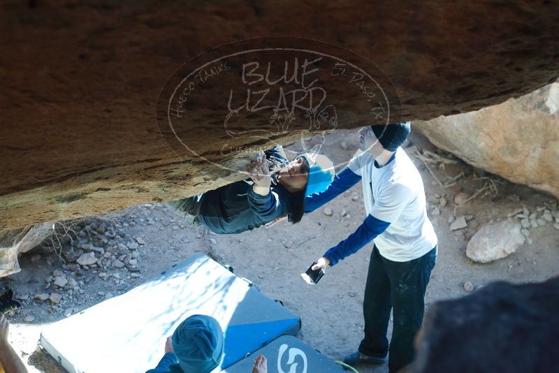 Bouldering in Hueco Tanks on 01/26/2019 with Blue Lizard Climbing and Yoga

Filename: SRM_20190126_1331340.jpg
Aperture: f/3.5
Shutter Speed: 1/250
Body: Canon EOS-1D Mark II
Lens: Canon EF 50mm f/1.8 II