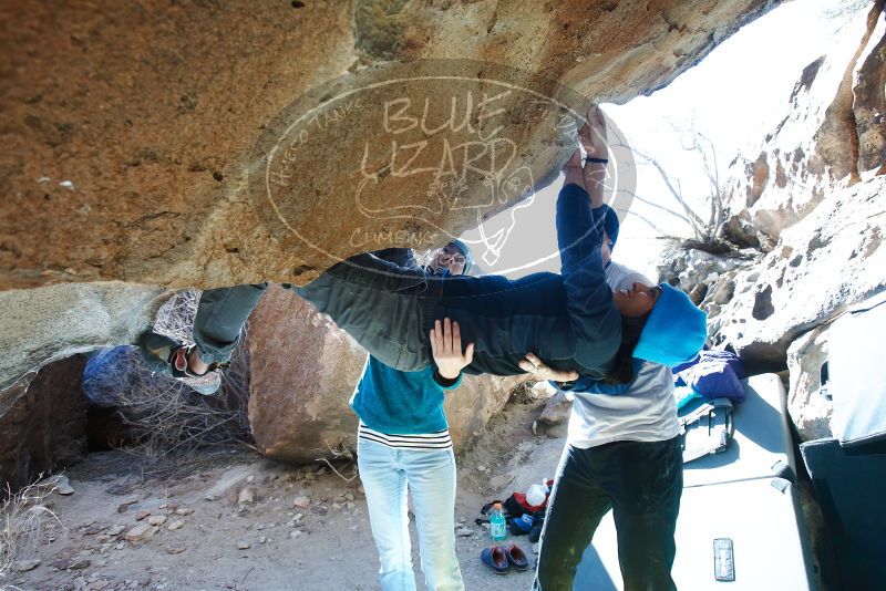 Bouldering in Hueco Tanks on 01/26/2019 with Blue Lizard Climbing and Yoga

Filename: SRM_20190126_1341140.jpg
Aperture: f/4.5
Shutter Speed: 1/250
Body: Canon EOS-1D Mark II
Lens: Canon EF 16-35mm f/2.8 L